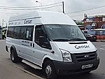 Бесплатный автобус Genser в пункт аренды автомобилей АрендаАвто-плв на Новорязанском шоссе